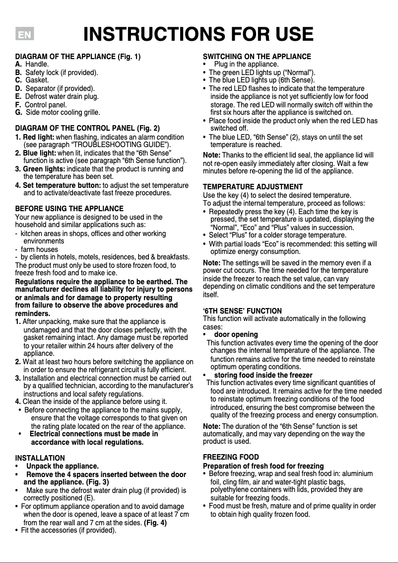 Image de la première page du manuel de l'appareil WHE25332