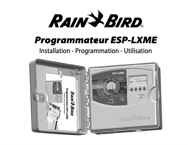 Page n°1 - Manuel utilisateur Rain Bird ESP-LXMEF