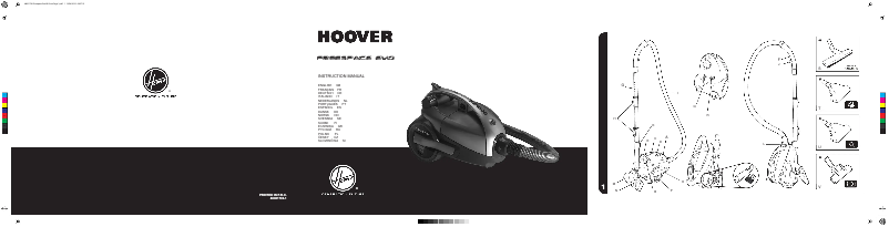 Page 1 de la notice Manuel utilisateur Hoover Freespace Evo TFV1815 021