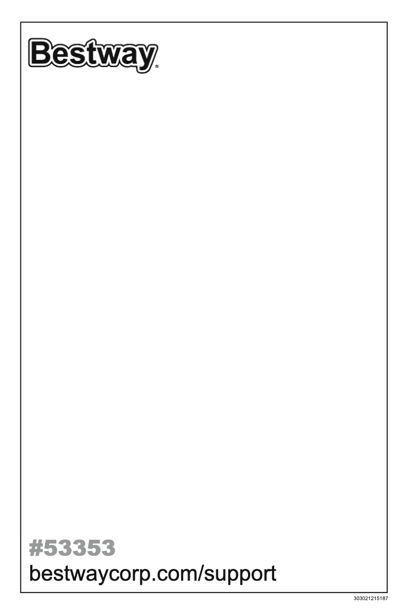 Página 1 del manual Manual de usuario Bestway 53353