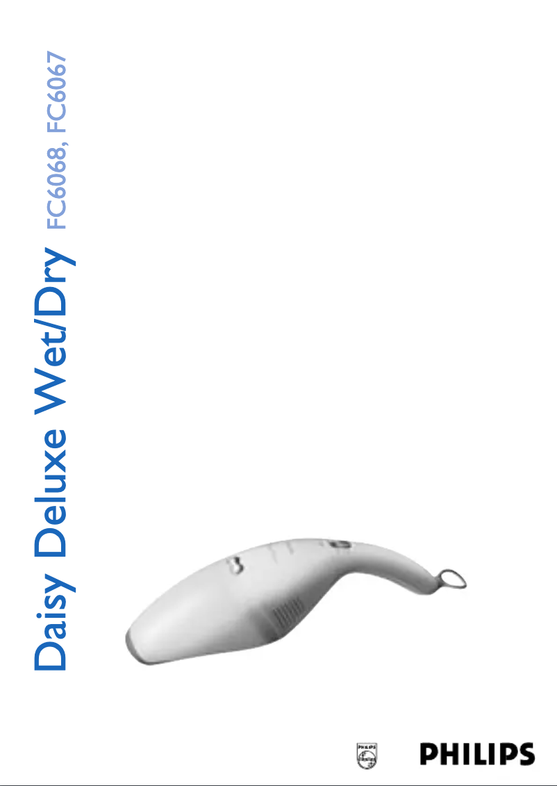 Page 1 de la notice Manuel utilisateur Philips Daisy Deluxe Dry FC6067