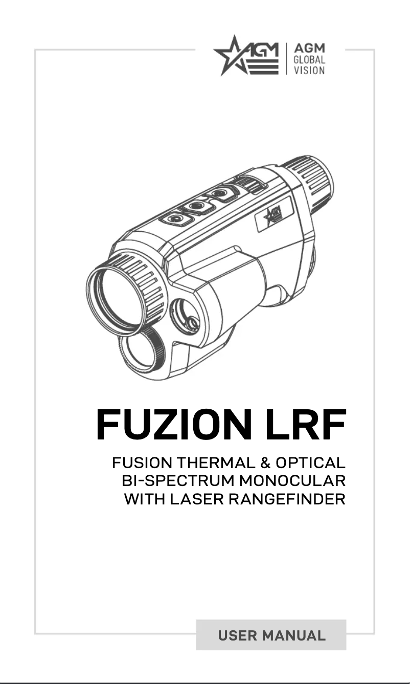 Page 1 de la notice Manuel utilisateur AGM Fuzion LRF TM35-384