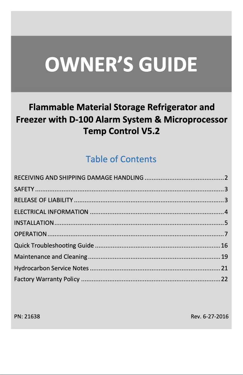 Page n°1 - Manuel utilisateur American BioTech Supply ABT-FRP-04