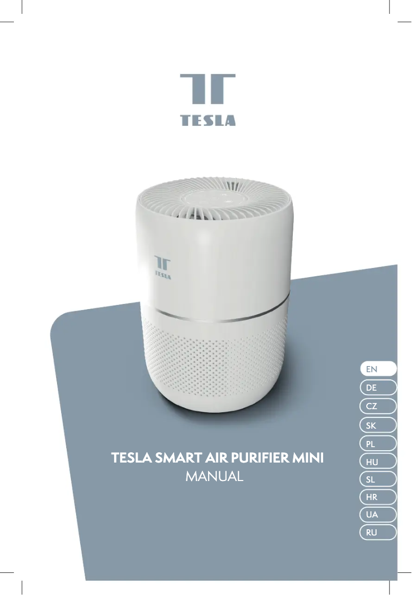 Page 1 de la notice Manuel utilisateur Tesla Air Purifier Mini TSL-AC-AP1207