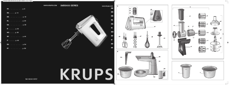 Página 1 del manual Manual de usuario Krups GN 9071