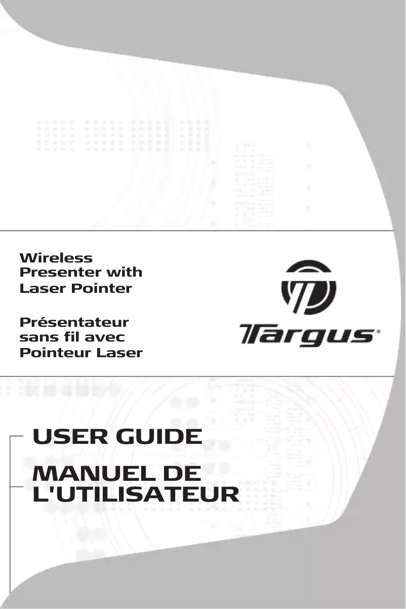 Page 1 de la notice Manuel utilisateur Targus AMP16CA