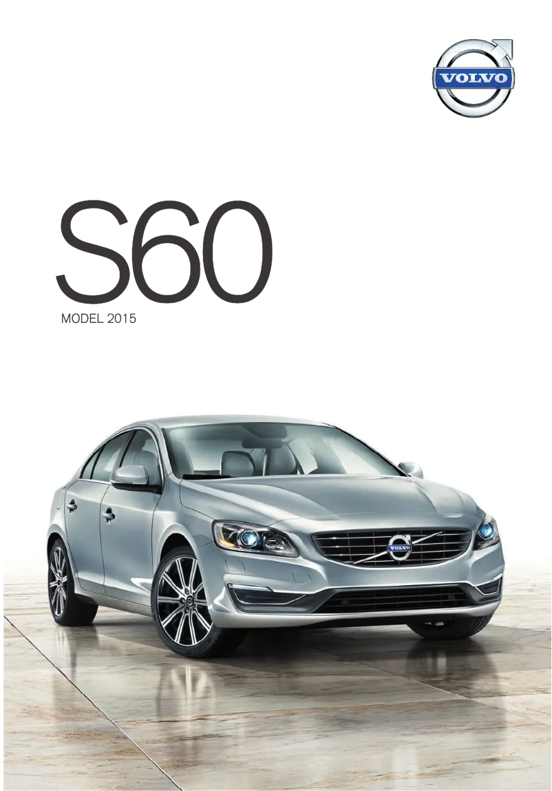 Page 1 de la notice Brochure Volvo S60 (2015)