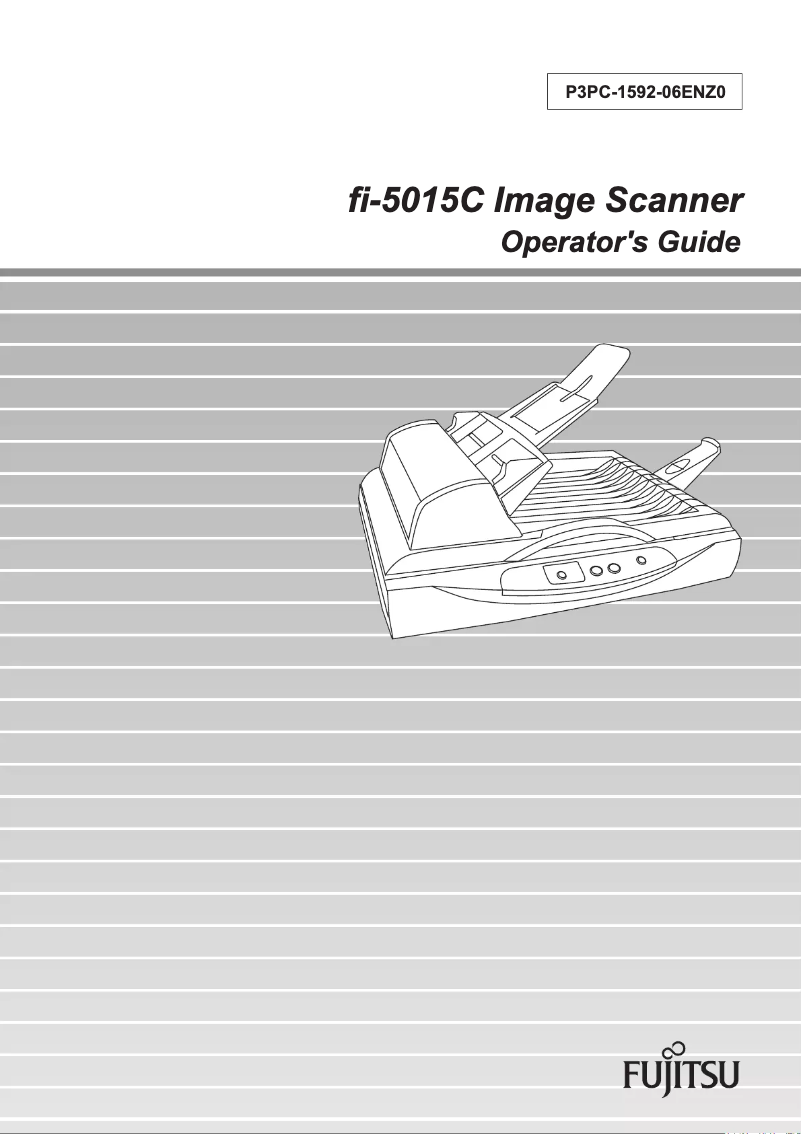 Page 1 de la notice Manuel utilisateur Fujitsu fi-5015C