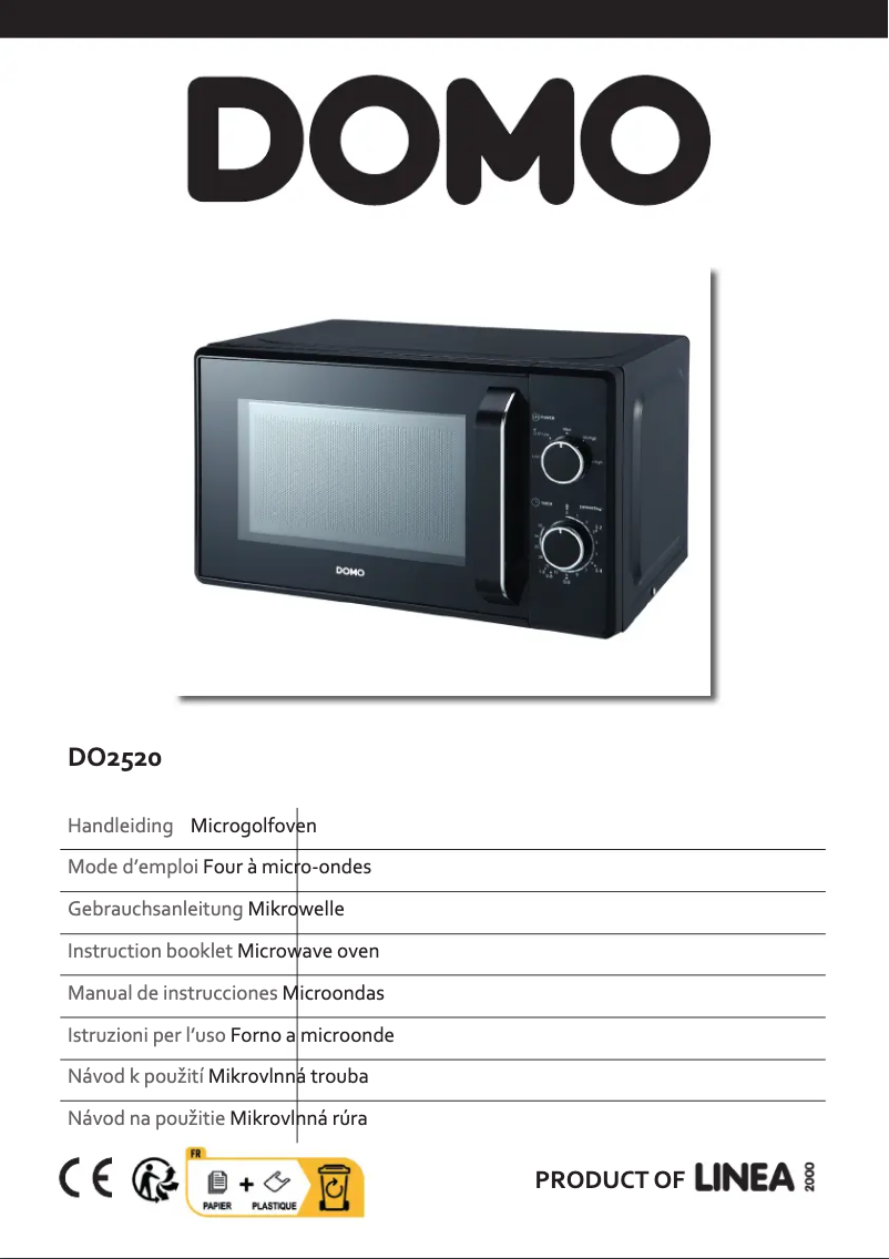 Image de la première page du manuel de l'appareil DO2520