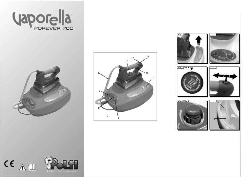 Página 1 del manual Manual de usuario Polti Forever 700