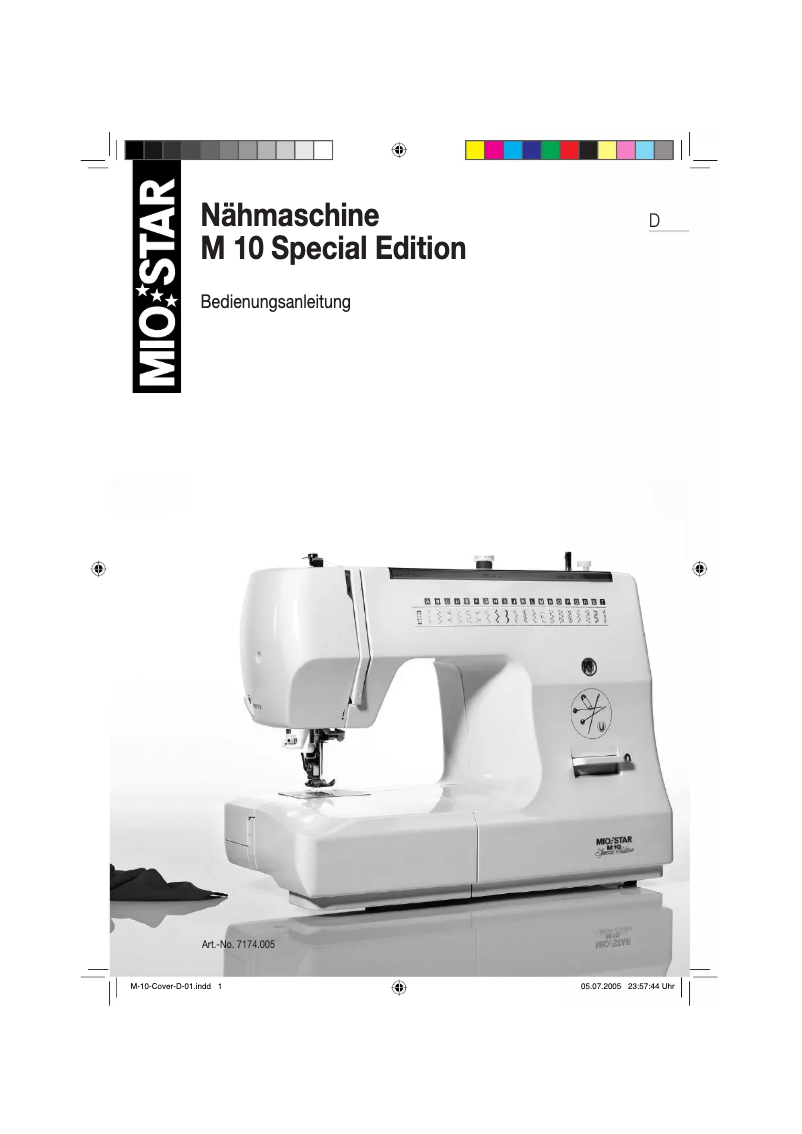 Page 1 de la notice Manuel utilisateur Mio Star M 10 Special Edition