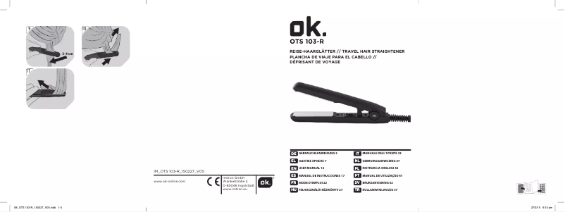 Image de la première page du manuel de l'appareil OTS 103-R