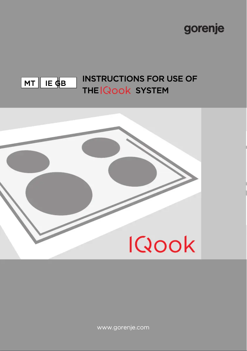 Image de la première page du manuel de l'appareil IQ641AC