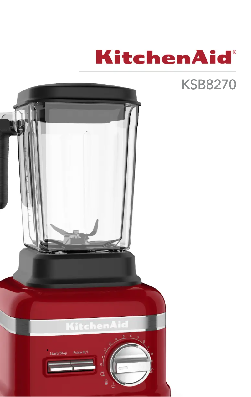 Image de la première page du manuel de l'appareil KSB8270SR