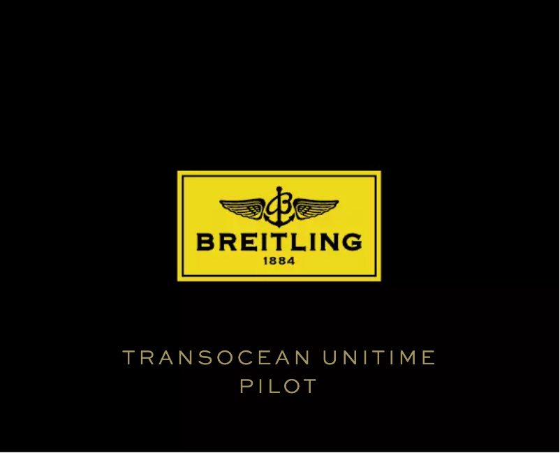 Page n°1 - Manuel utilisateur Breitling Transocean Unitime Pilot