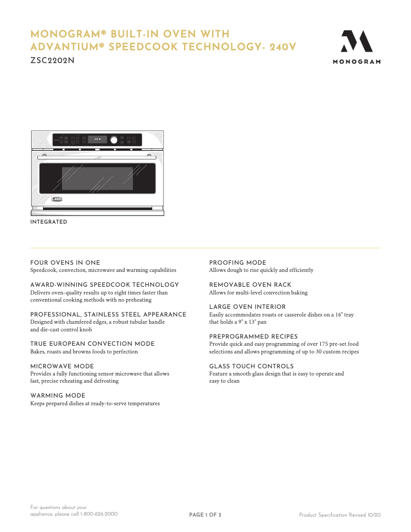 Image de la première page du manuel de l'appareil ZSC2202NSS