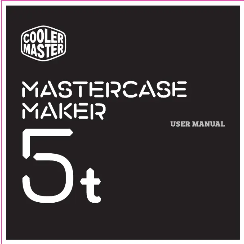Page 1 de la notice Manuel utilisateur Cooler Master MasterCase Maker 5