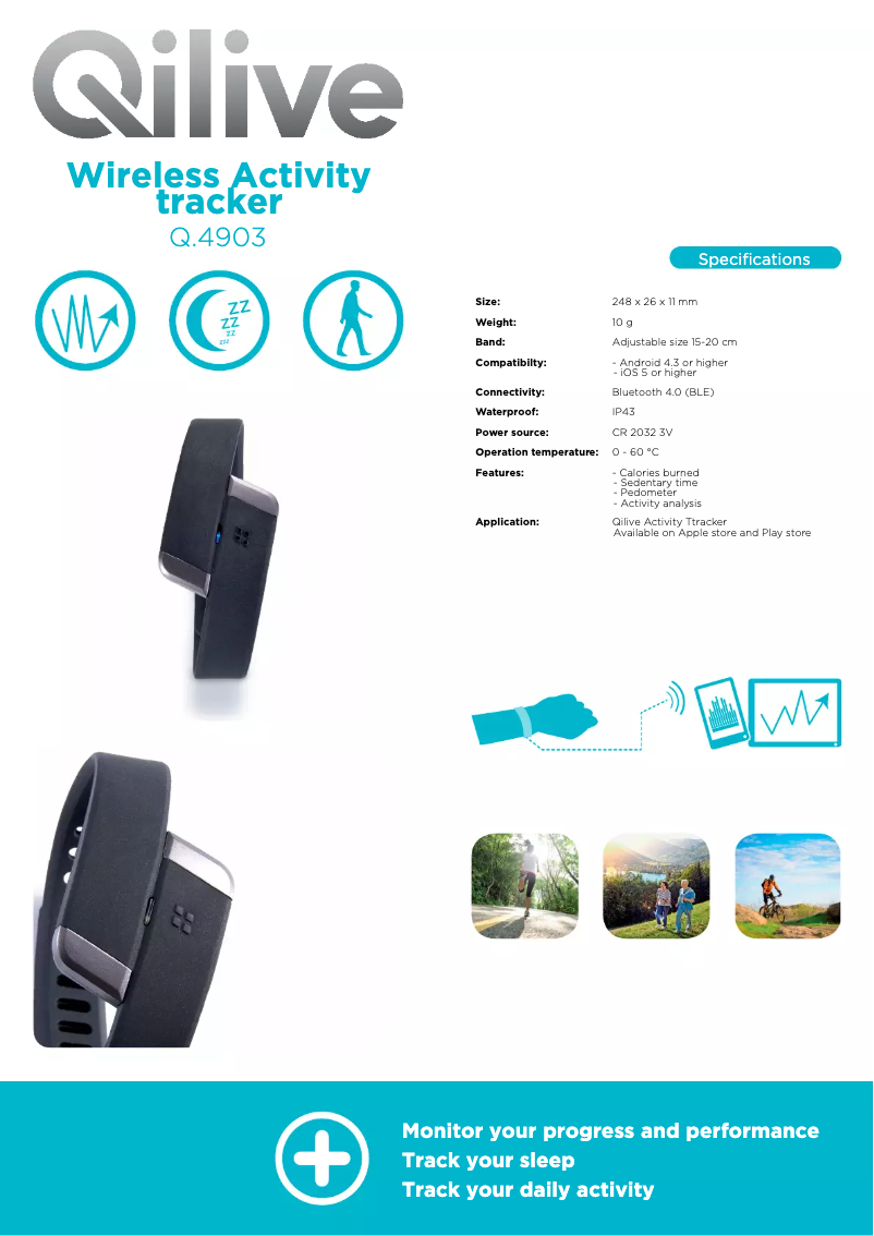 Page 1 de la notice Manuel utilisateur Qilive Q.4903