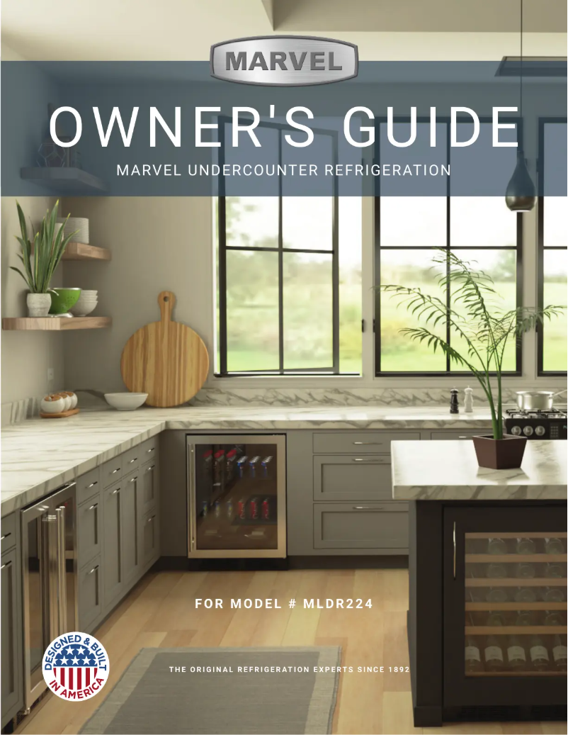 Page 1 de la notice Manuel utilisateur Marvel MLDR224IS61A