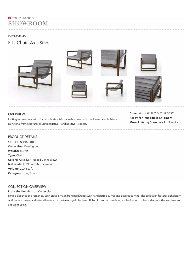 Page 1 de la notice Manuel utilisateur Four Hands CKEN-F347-401