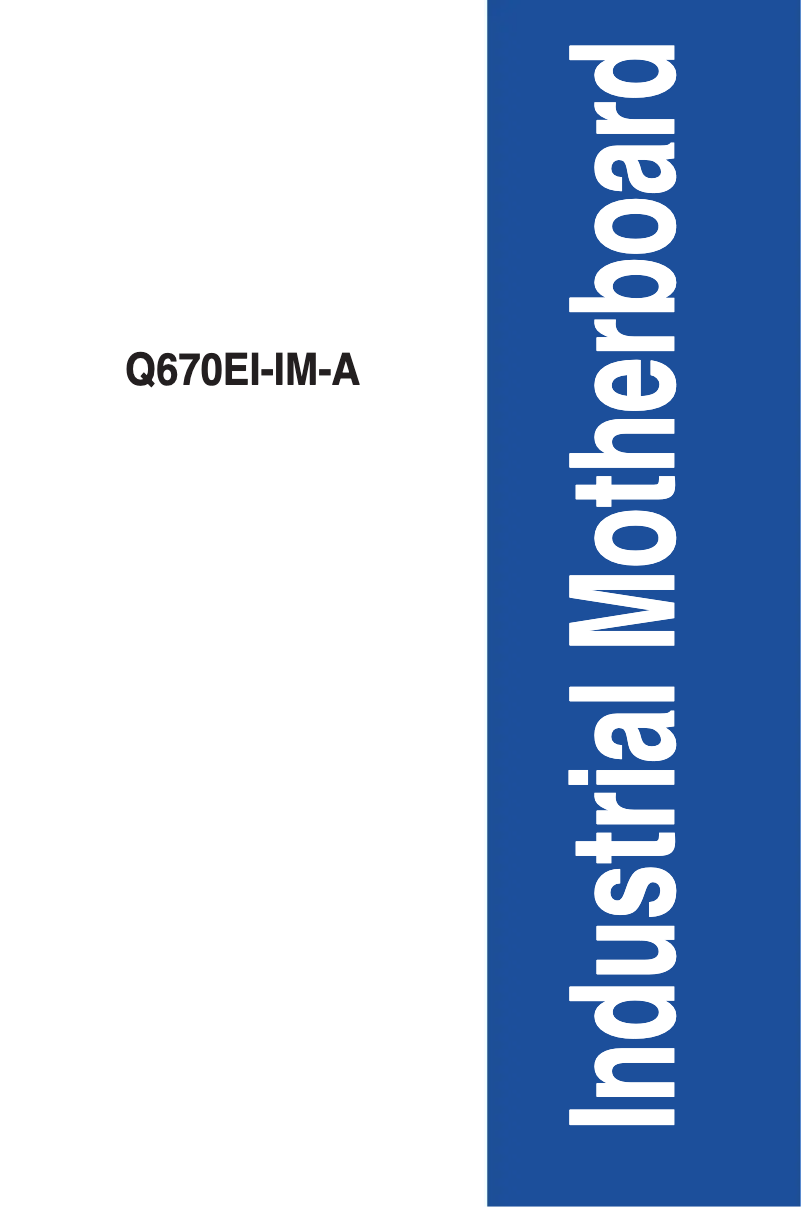 Page 1 de la notice Manuel utilisateur Asus Q670EI-IM-A