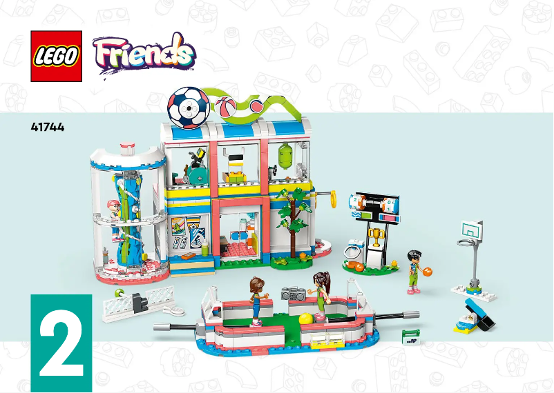 Page n°1 - Consignes visuelles Lego Friends 41744