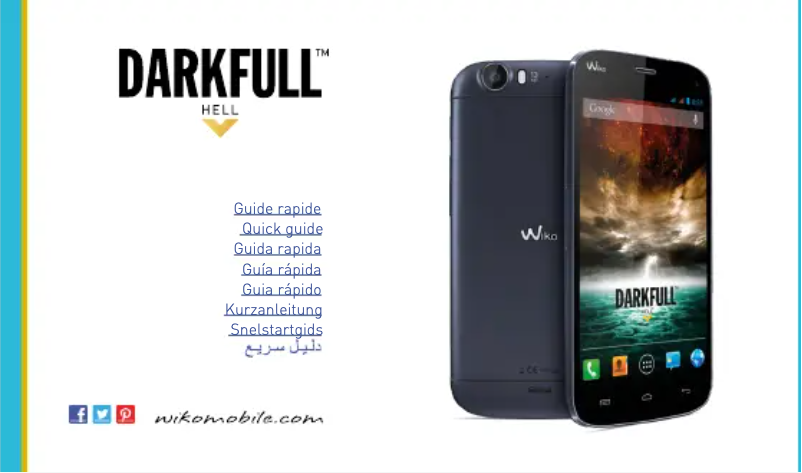Page 1 de la notice Manuel utilisateur Wiko Darkfull