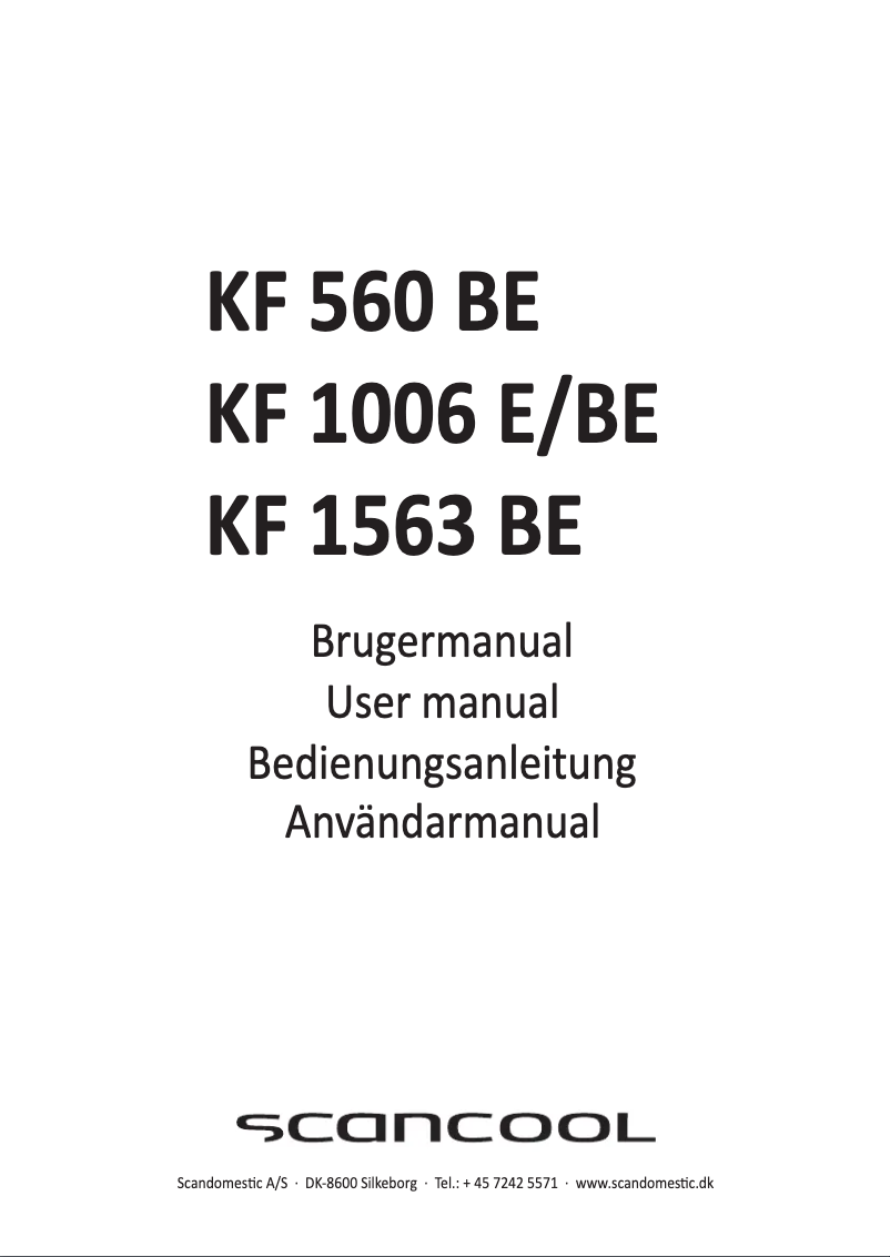 Image de la première page du manuel de l'appareil KF 1006 E