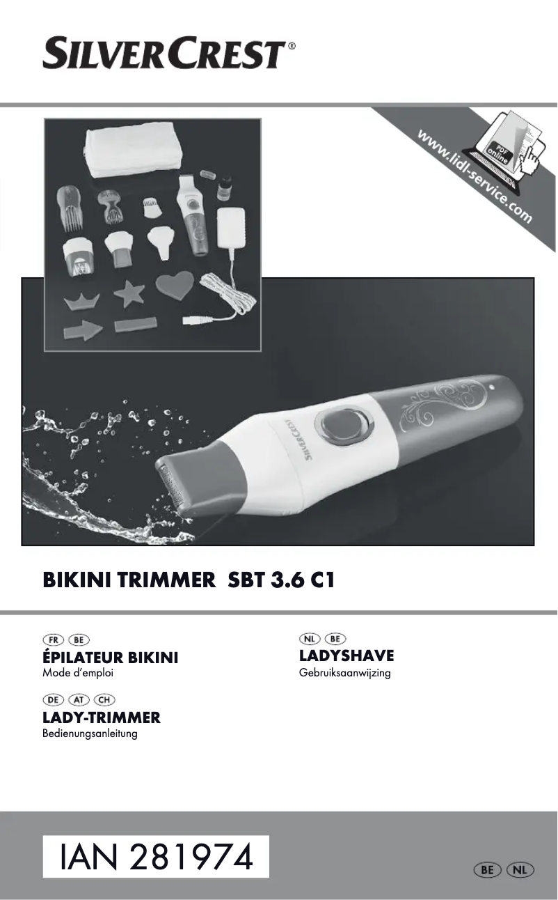 Page 1 de la notice Manuel utilisateur SilverCrest SBT 3.6 A1