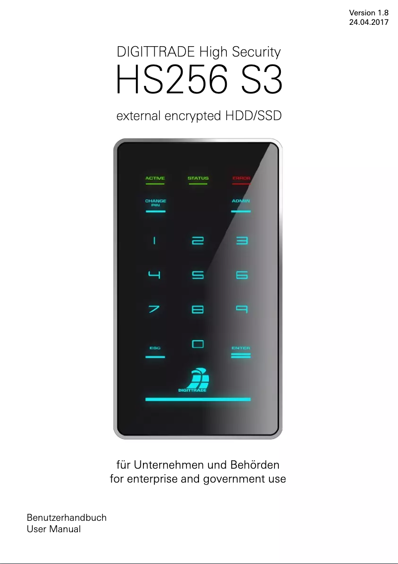 Image de la première page du manuel de l'appareil HS256 S3