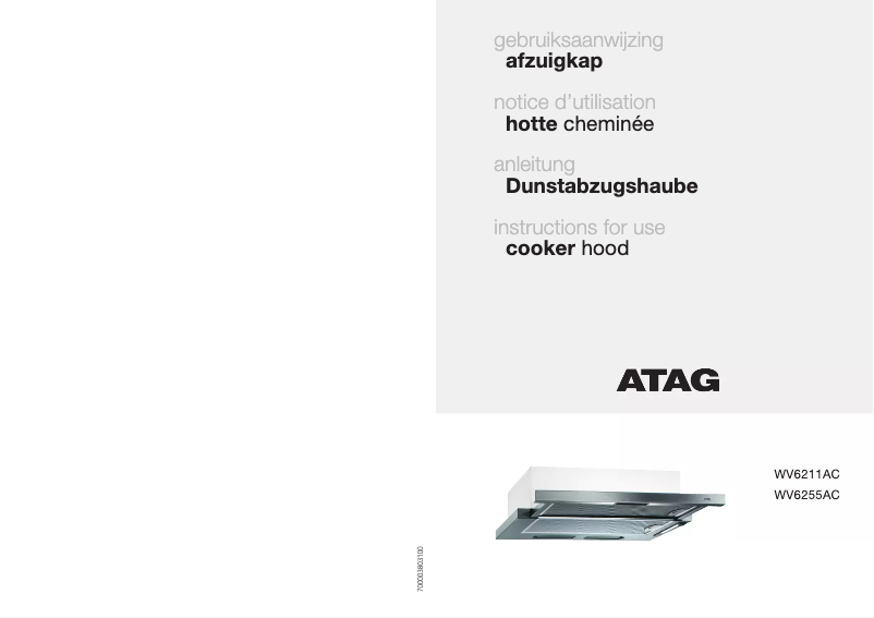 Page 1 de la notice Manuel utilisateur Atag WV6211AC