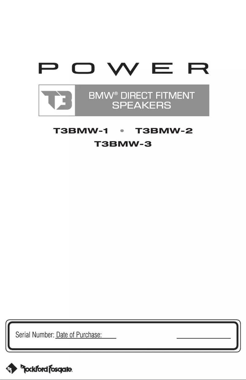 Image de la première page du manuel de l'appareil Power T3-BMW3