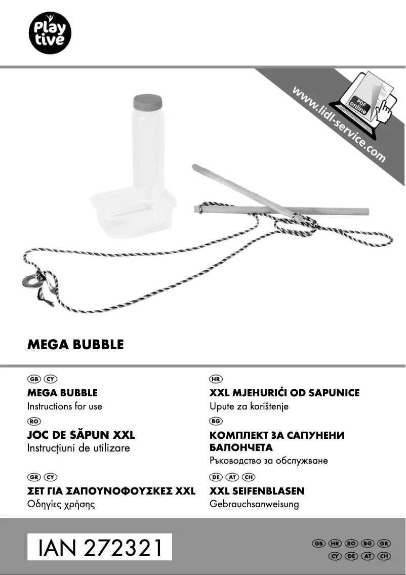 Image de la première page du manuel de l'appareil IAN 272321