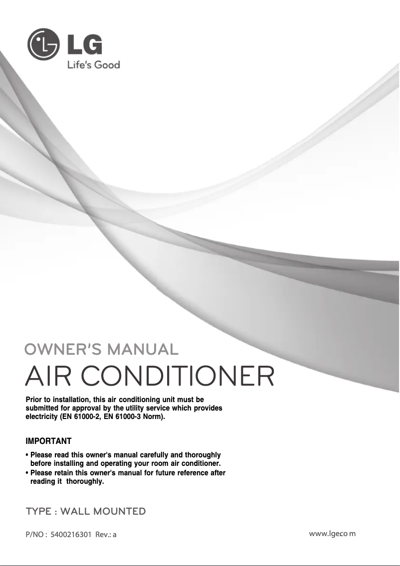 Page 1 de la notice Manuel utilisateur LG KSUH1865SM3