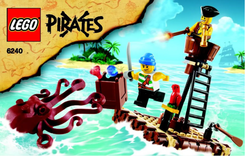 Page 1 de la notice Manuel utilisateur Lego Pirates 6240