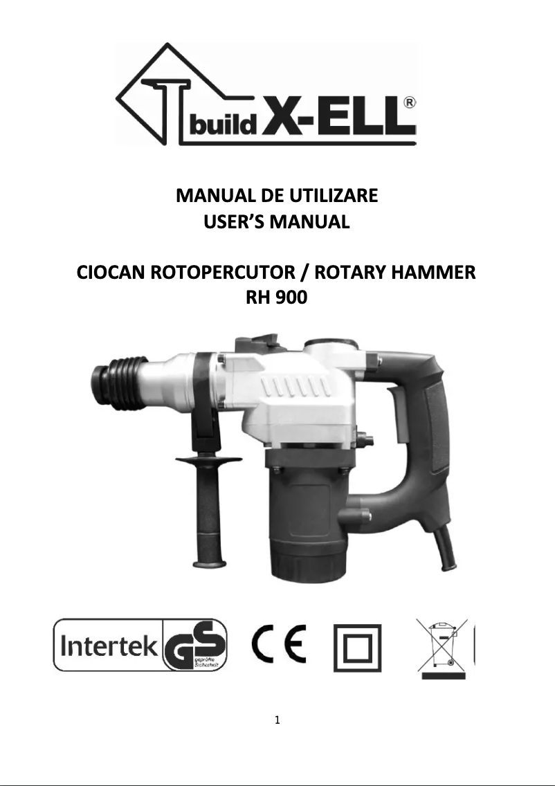 Image de la première page du manuel de l'appareil RH 900