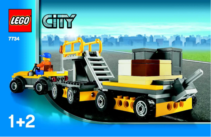 Page 1 de la notice Manuel utilisateur Lego Cargo Plane