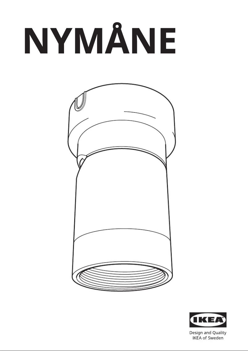 Image de la première page du manuel de l'appareil NYMÅNE 004.247.87