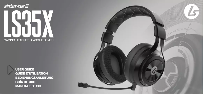 Page n°1 - Manuel utilisateur LucidSound LS35X