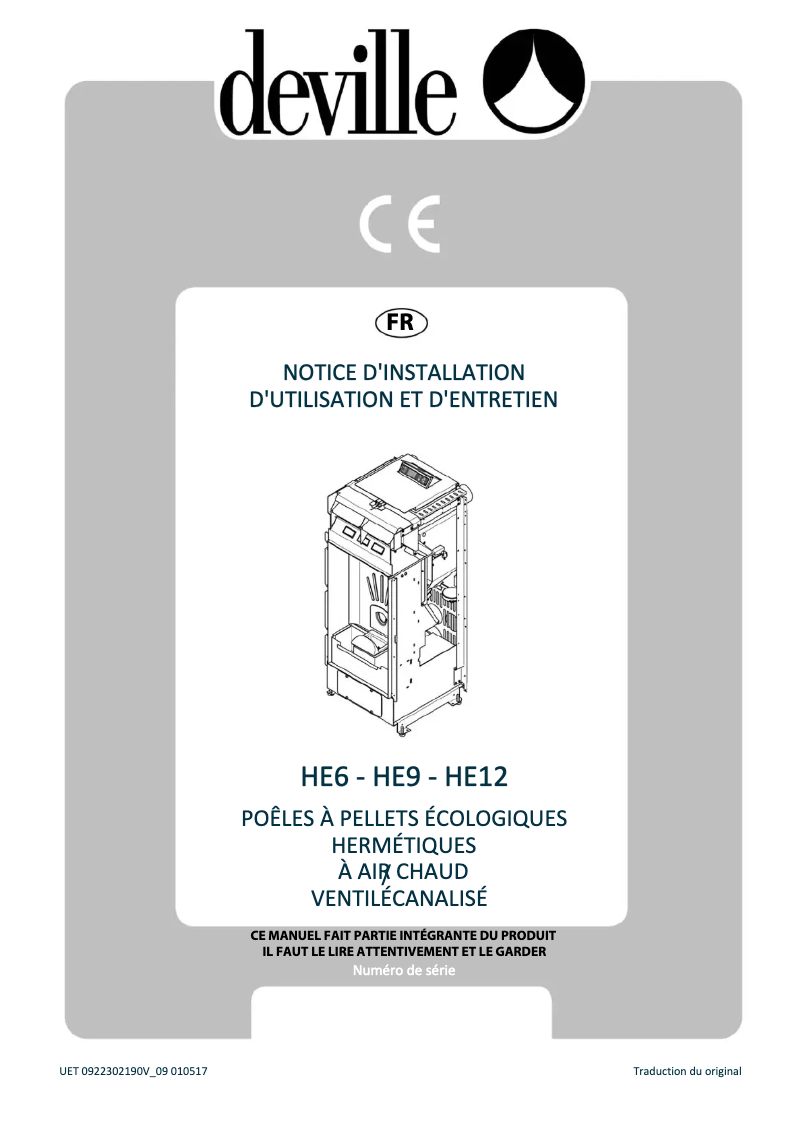 Page 1 of the manual User Manual Deville HE6