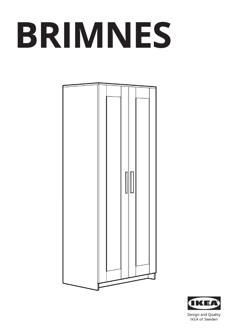 Image de la première page du manuel de l'appareil BRIMNES 404.004.78