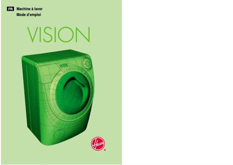 Page 1 de la notice Manuel utilisateur Hoover HVP 16 FR