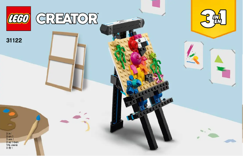 Page 1 de la notice Manuel utilisateur Lego Creator 31122