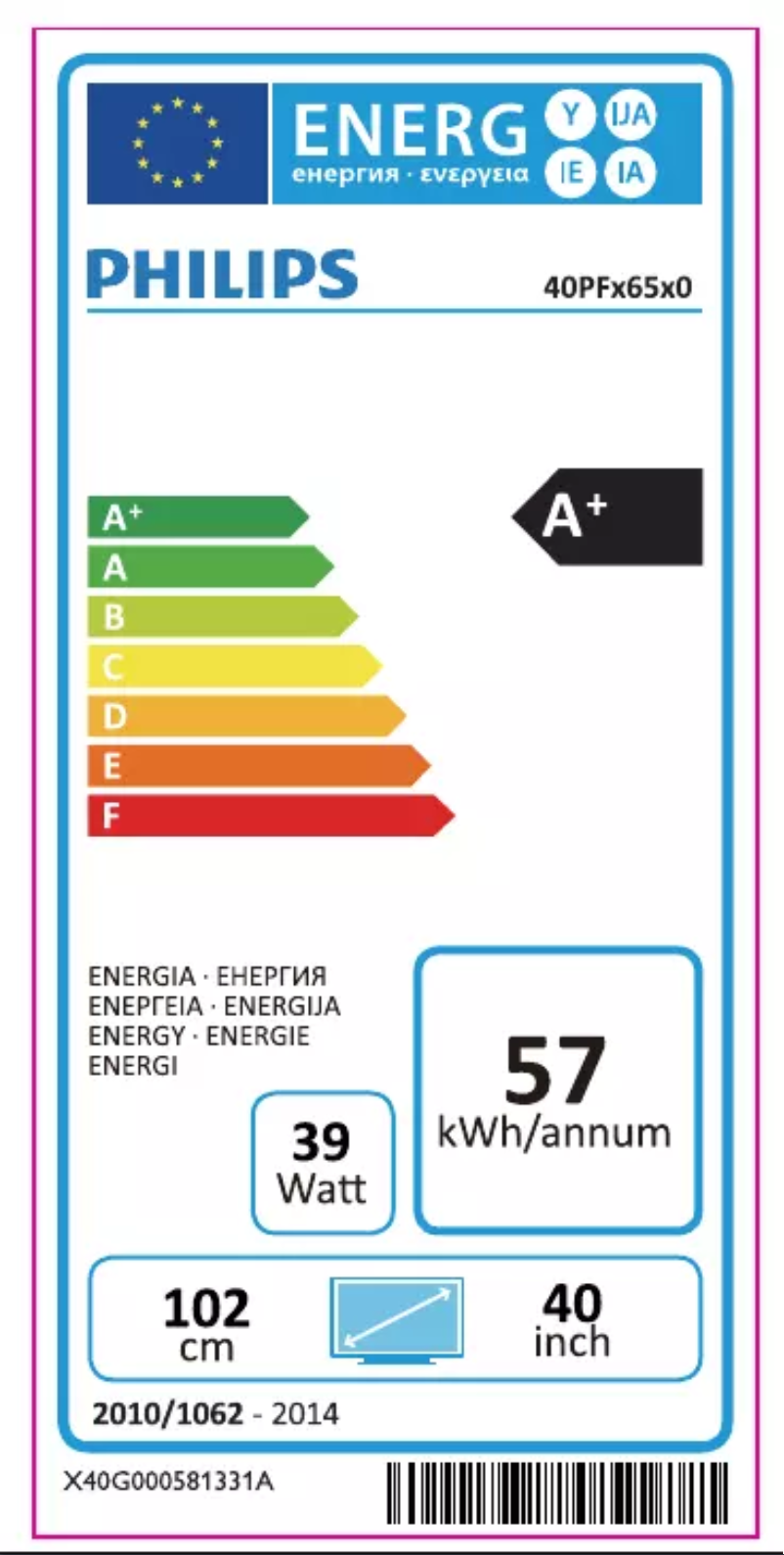 Image de la première page du manuel de l'appareil 6500 series 40PFK6580