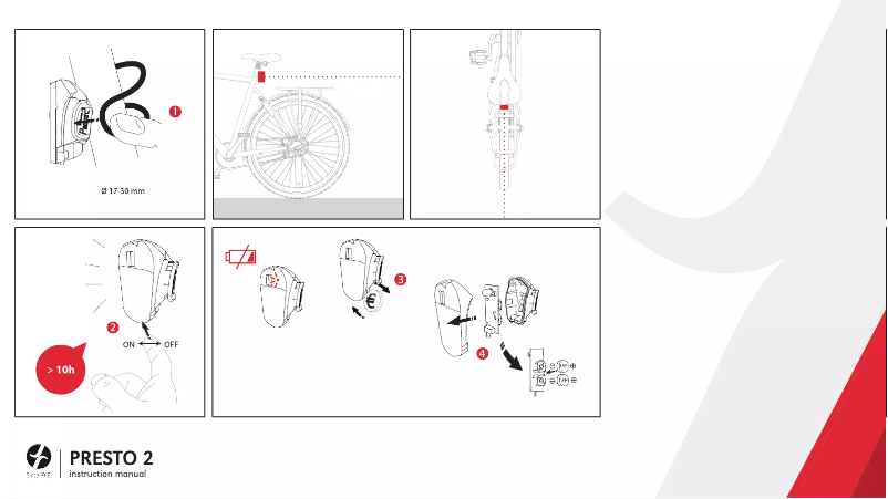 Image de la première page du manuel de l'appareil Presto 2