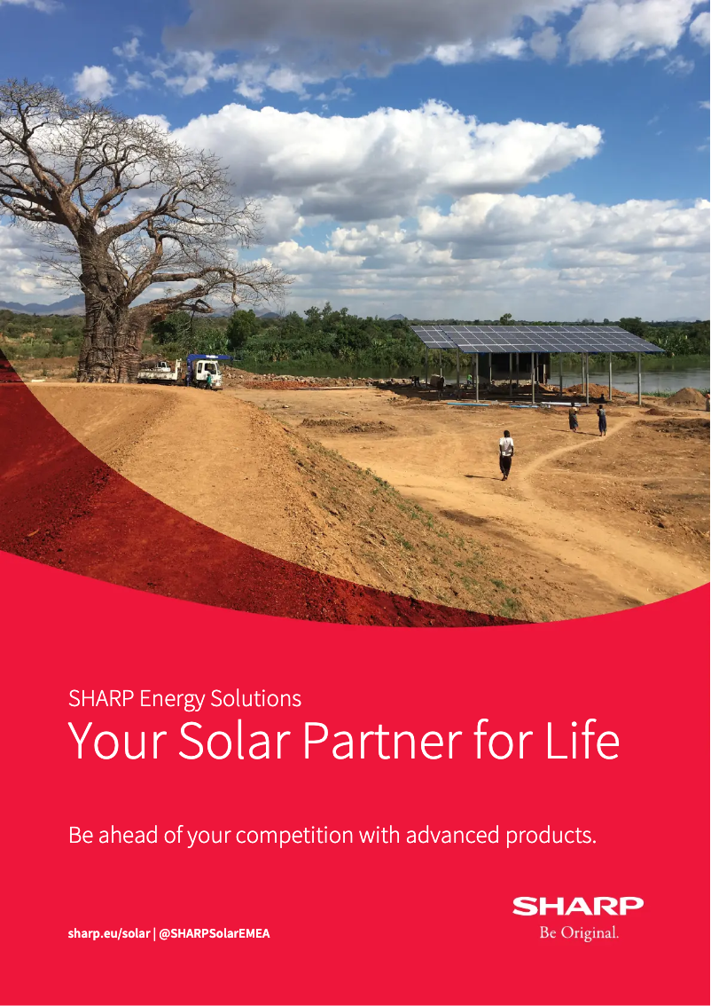 Page 1 de la notice Brochure Sharp NUJC370