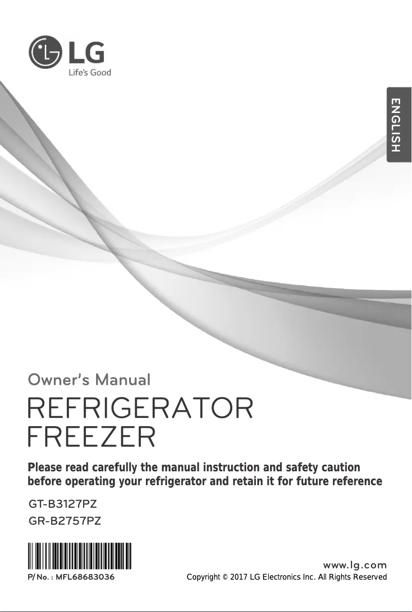 Image de la première page du manuel de l'appareil GT-B3127PZ