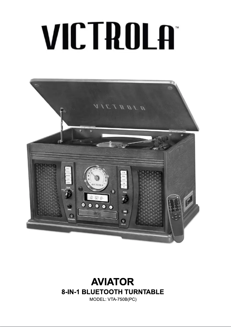 Page n°1 - Manuel utilisateur Victrola Aviator VTA-750B