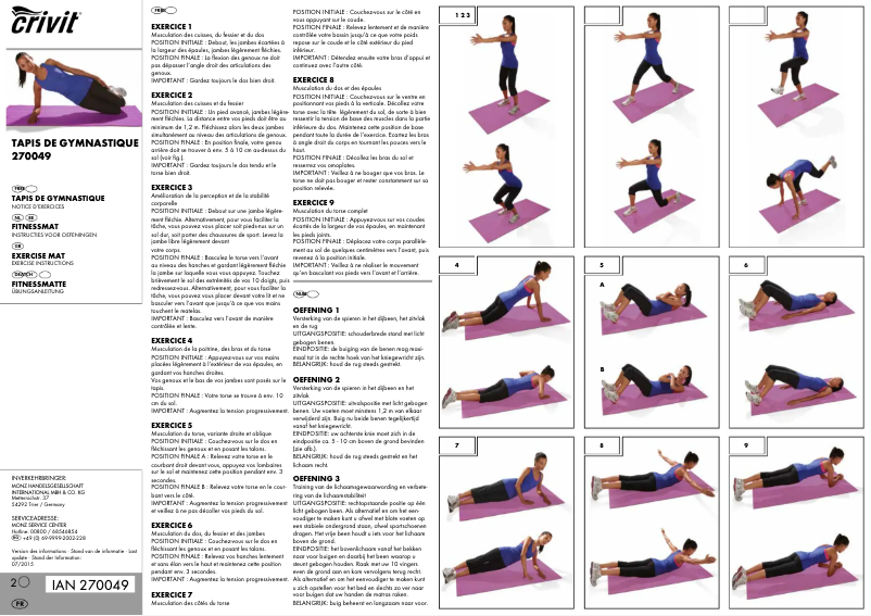 Página 1 del manual Manual de usuario Crivit IAN 270049