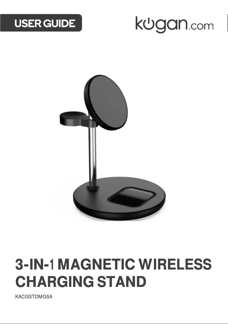 Image de la première page du manuel de l'appareil KACGSTDMGSA